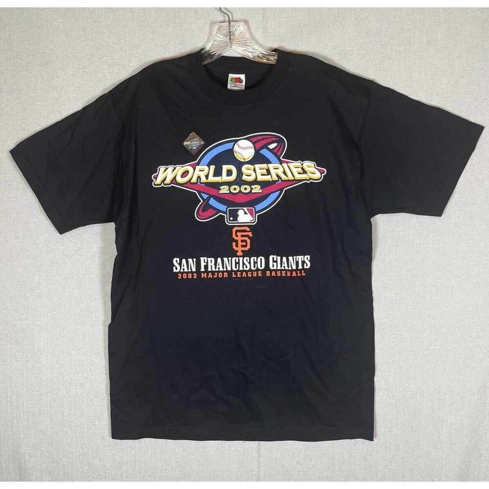 VTG 2002 San Francisco SF Giants T-Shirt Tee Size Large Unworn NEW NOS Majestic